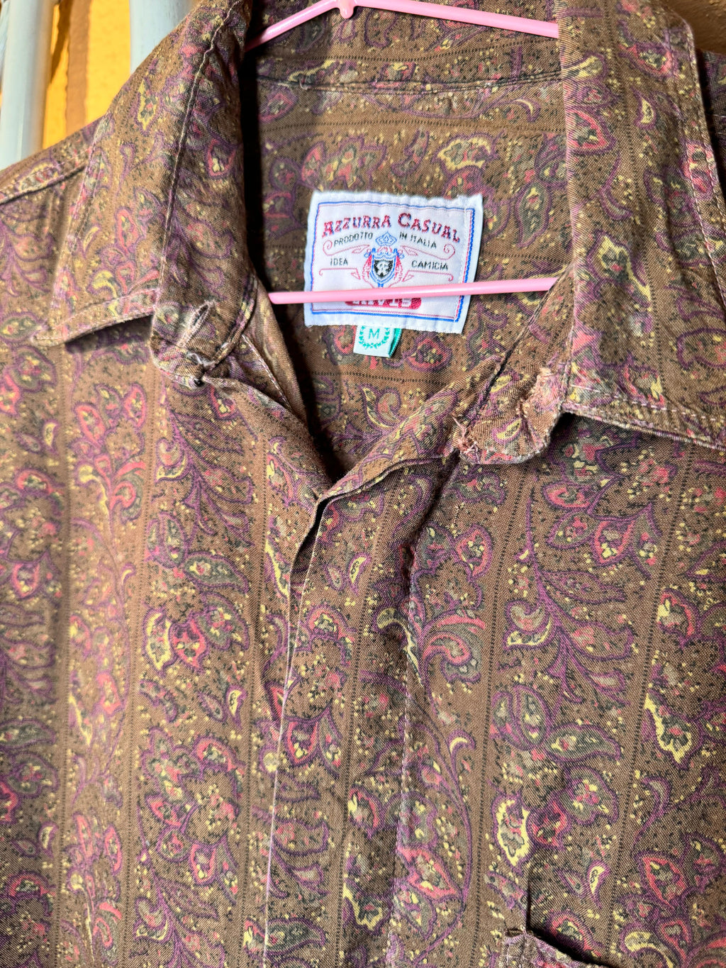 Camisa Paisley Vintage
