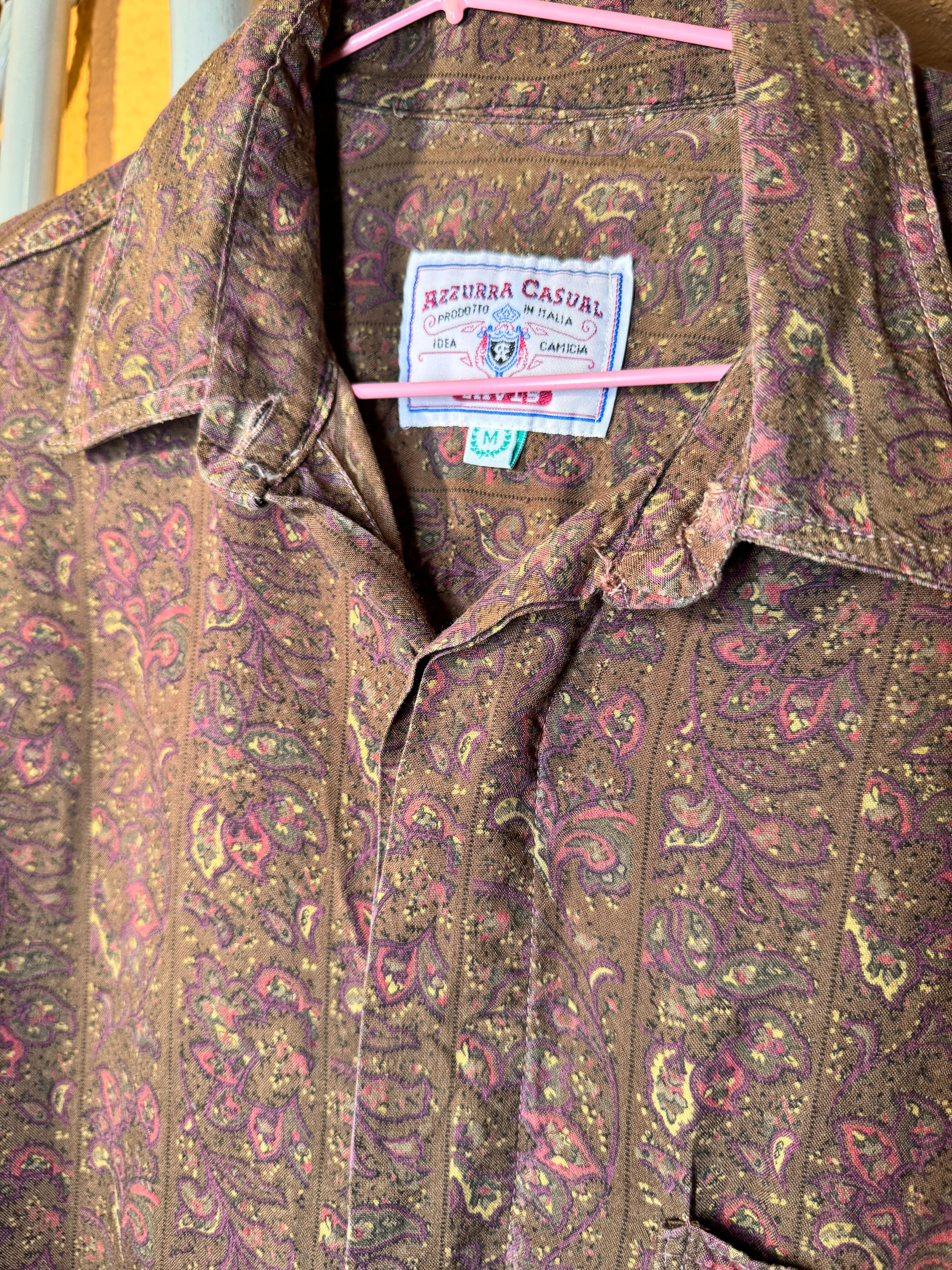 Camisa Paisley Vintage