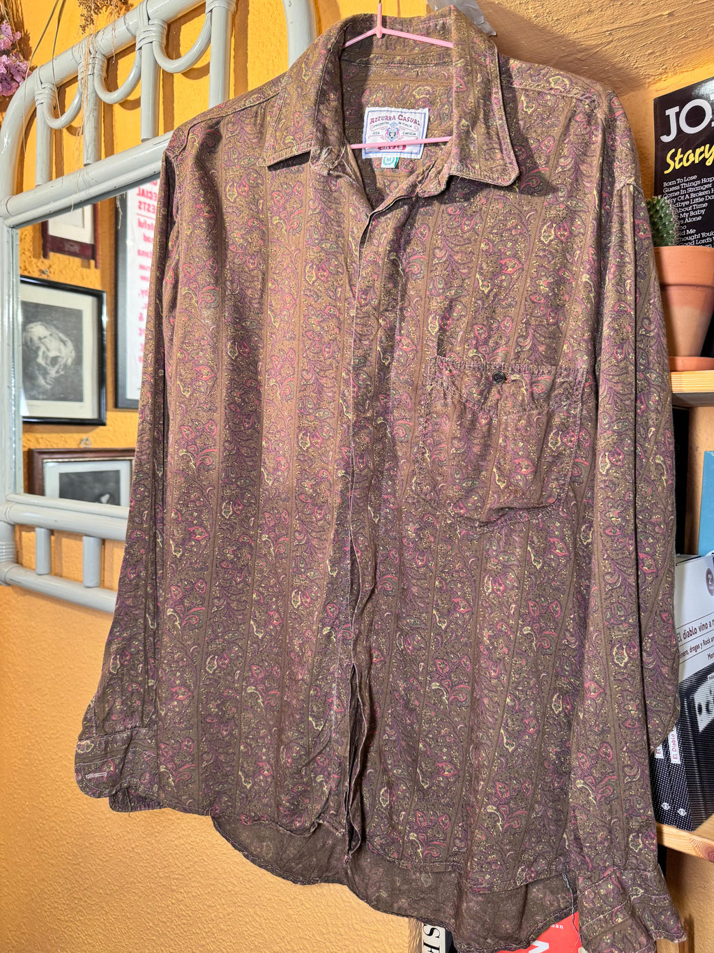 Camisa Paisley Vintage
