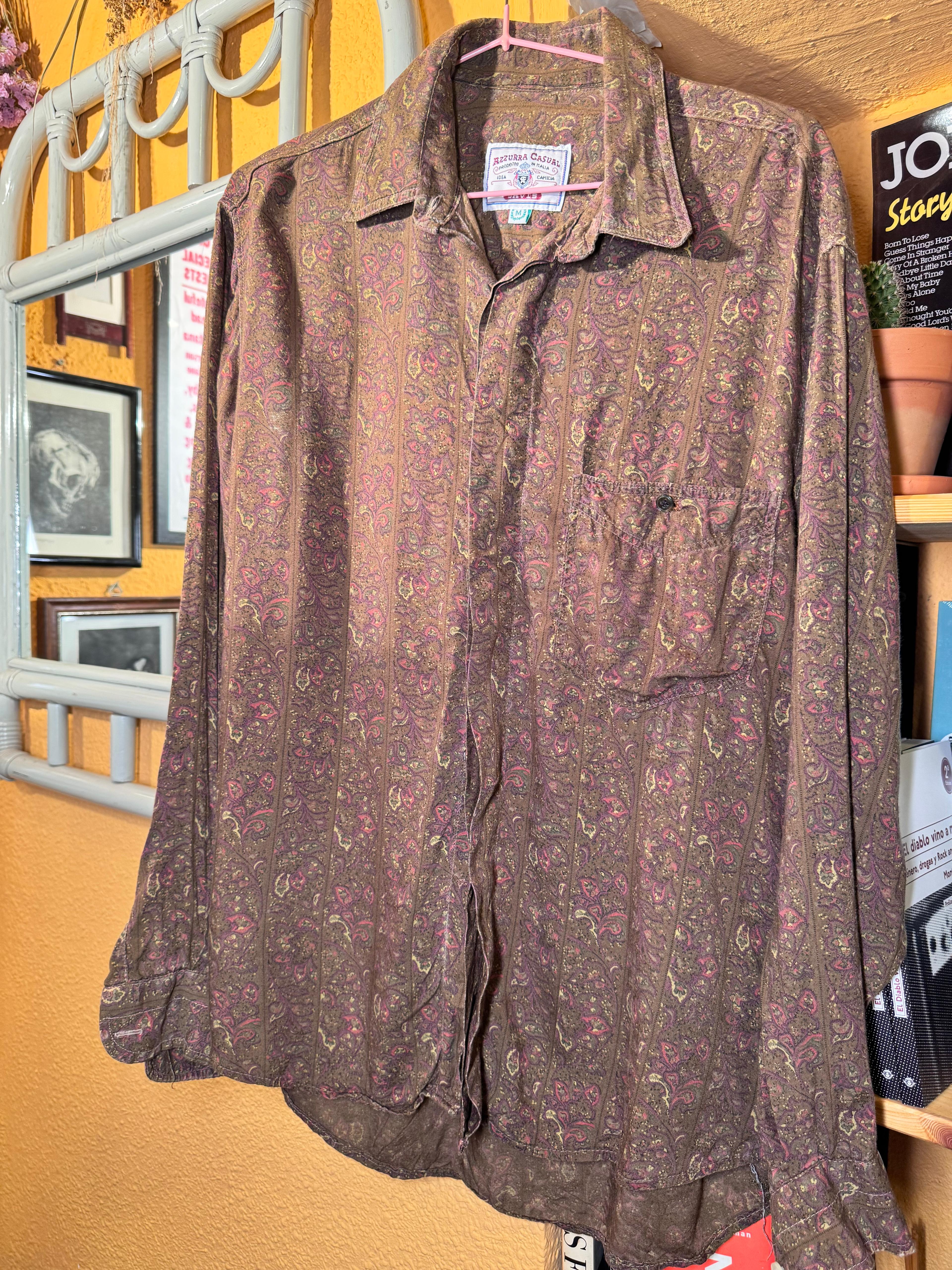 Camisa Paisley Vintage