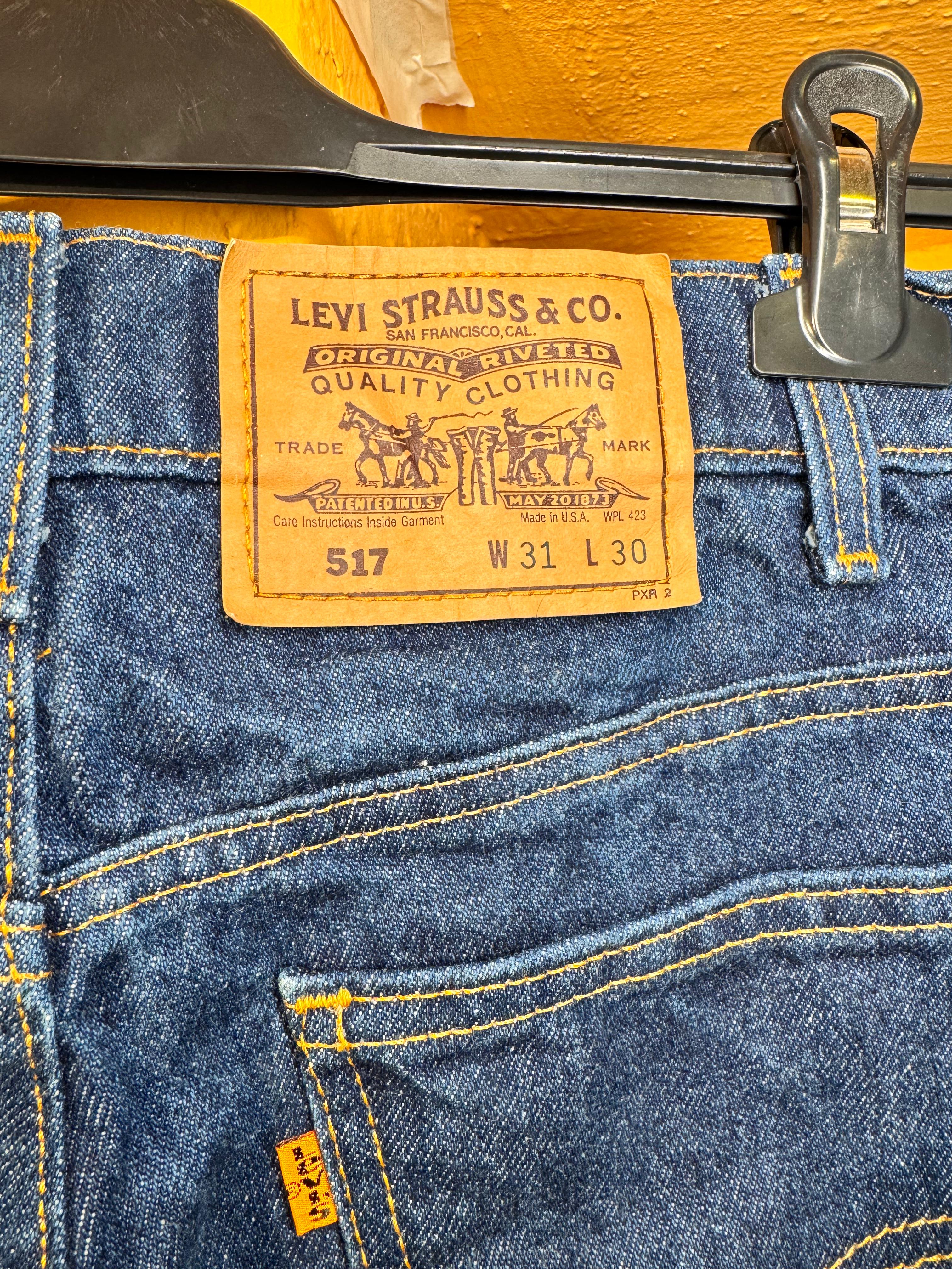 Levi's 517 Orange Tab – Made in USA – Desert Outlaws Vintage