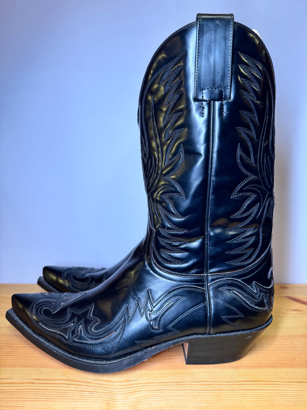 Botas Cowboy Sendra Negras – Piel Premium Talla 41 EU