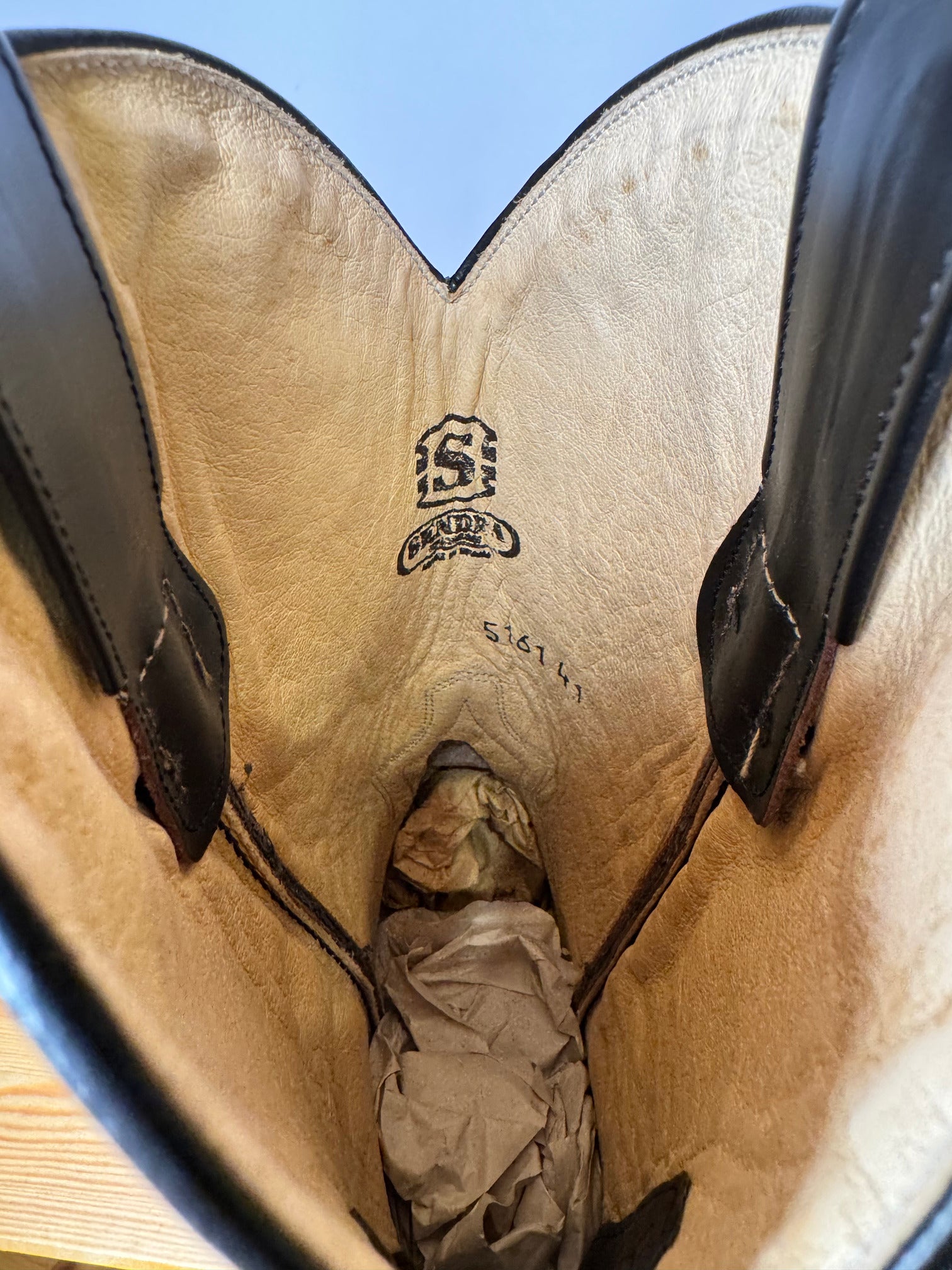 Botas Cowboy Sendra Negras – Piel Premium Talla 41 EU