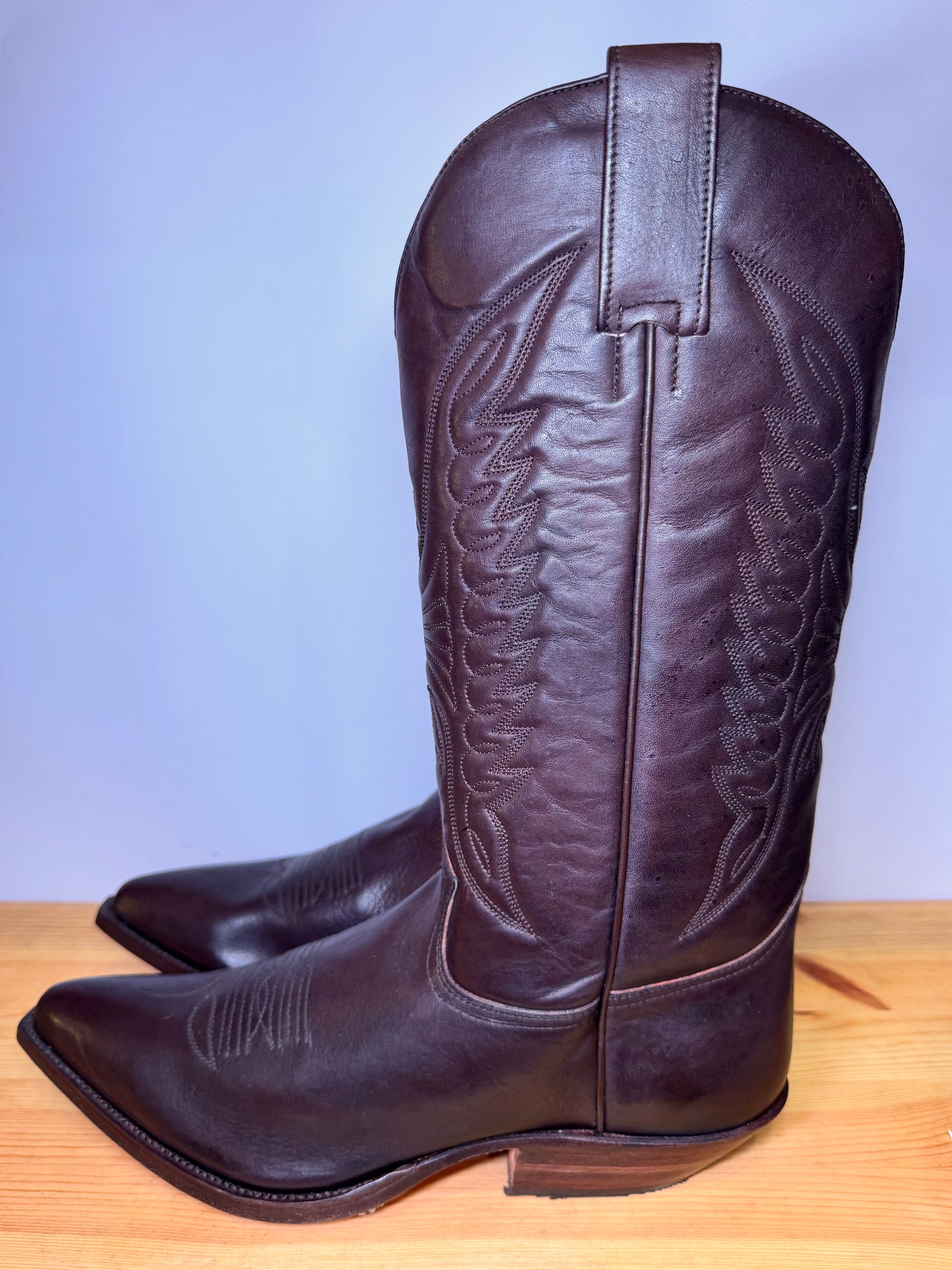 Botas Cowboy Ibiza Boots by Sendra – Piel Marrón Vintage Talla 44 EU