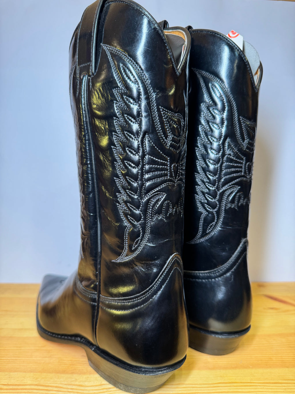 Botas Sendra Cowboy Negras Charol – Piel Premium Talla 39