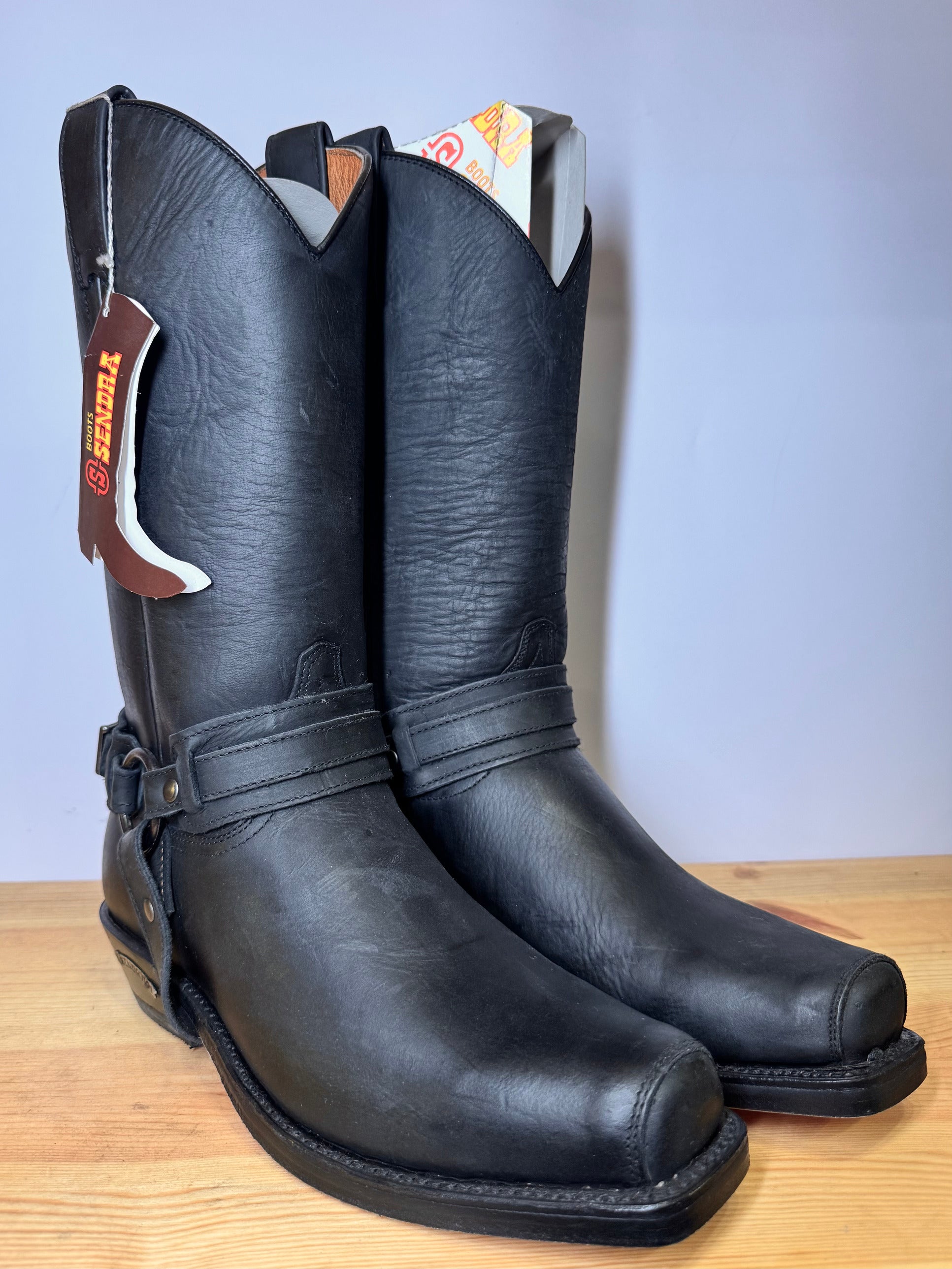 Botas Sendra Harness Biker – Piel Negra Talla 39 EU