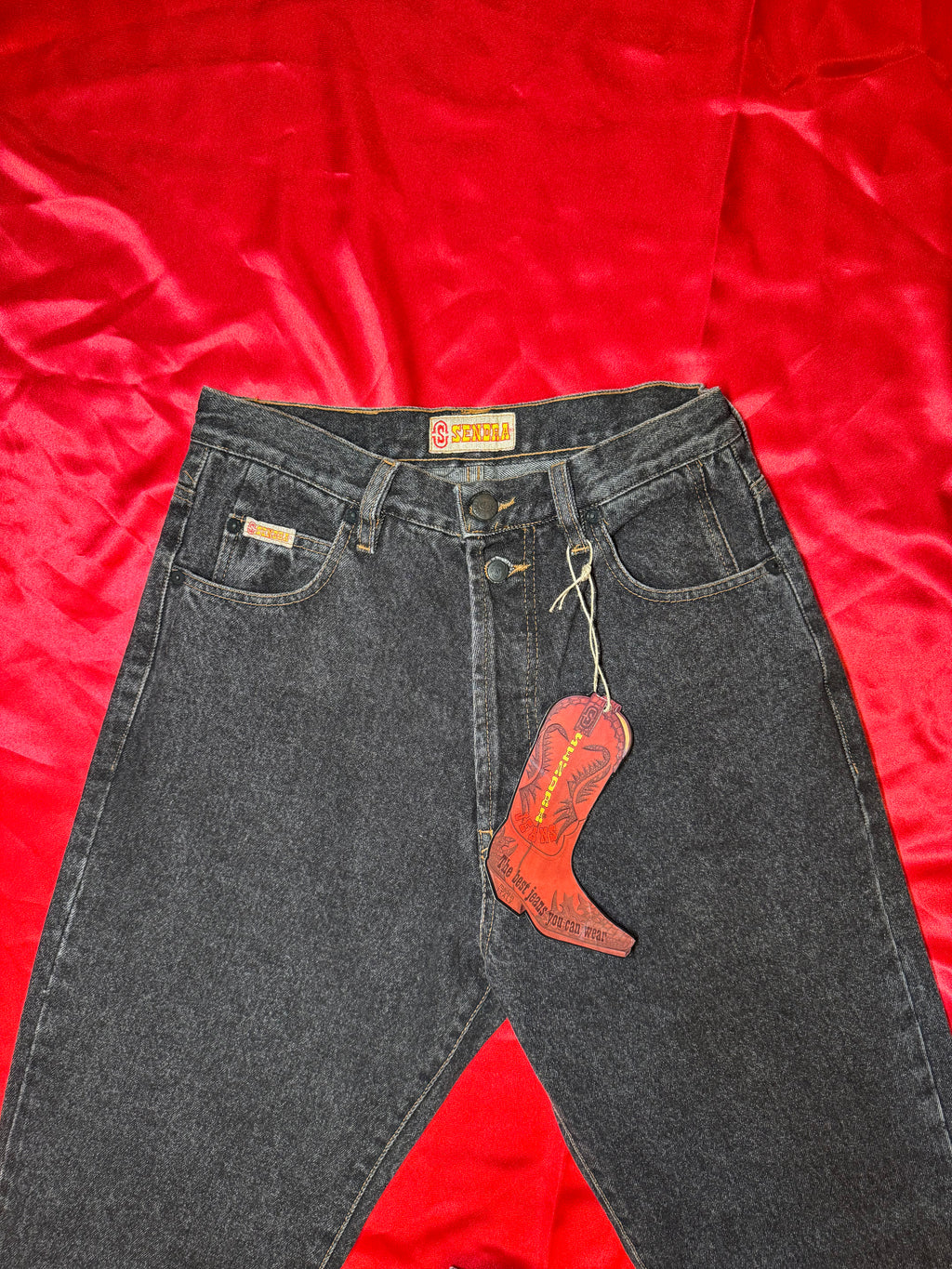 Pantalones Sendra Vintage 90s Negro – Hechos en Italia