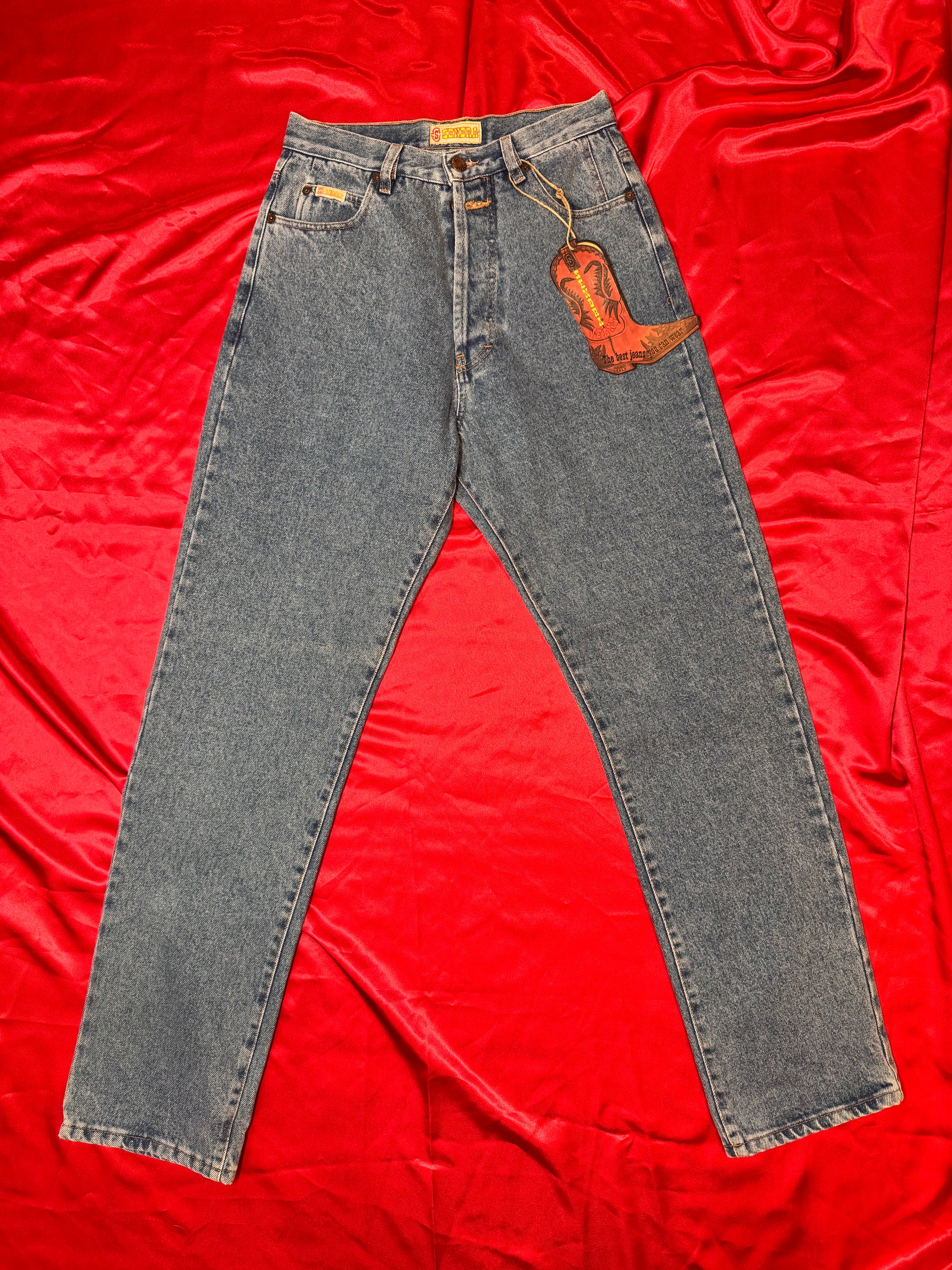 Pantalones Sendra Vintage 90s Azul – Hechos en Italia