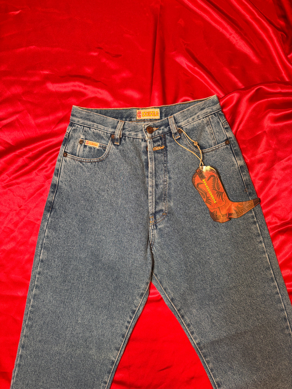 Pantalones Sendra Vintage 90s Azul – Hechos en Italia