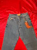 Pantalones Sendra Vintage 90s Azul – Hechos en Italia