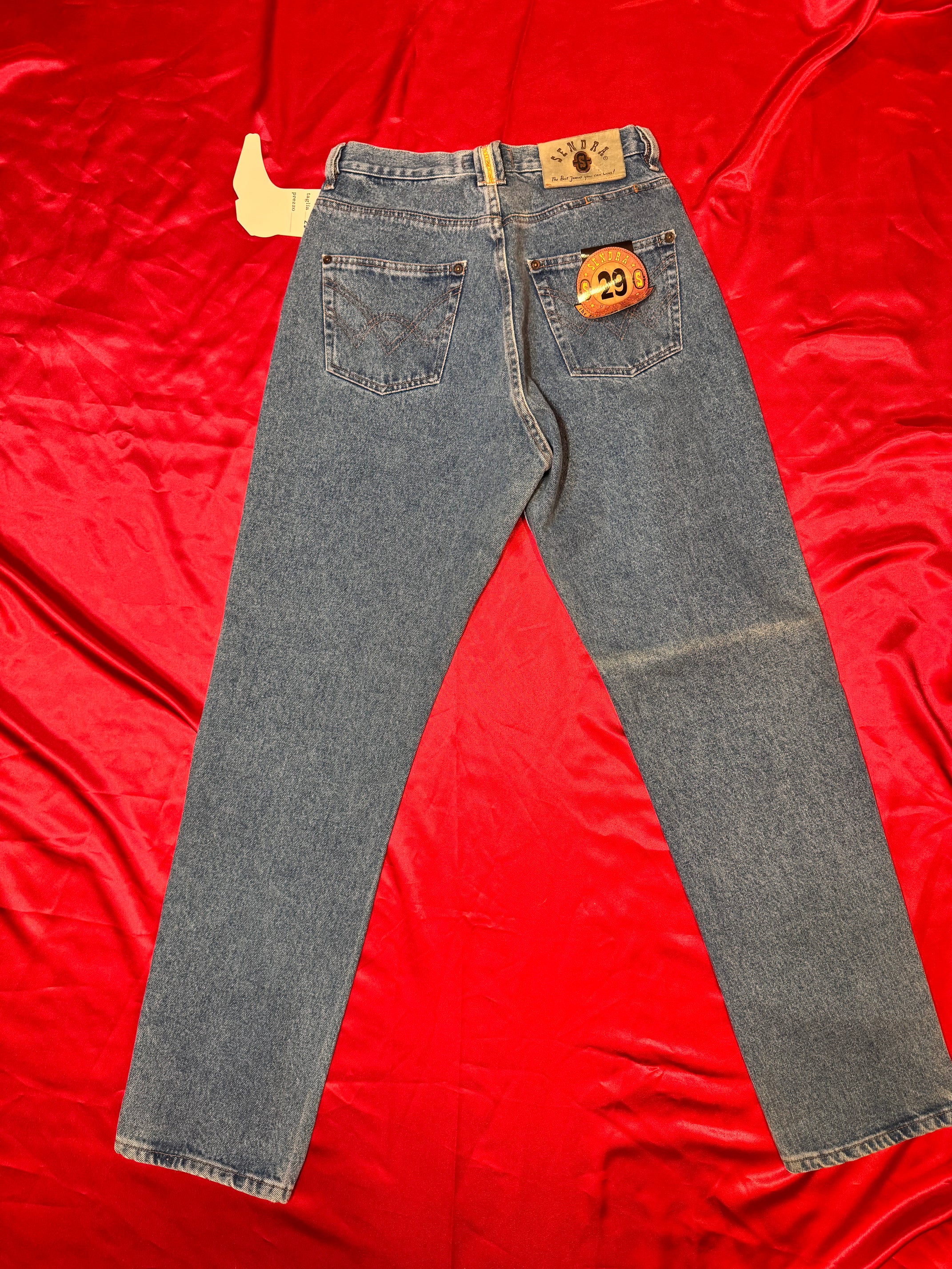 Pantalones Sendra Vintage 90s Azul – Hechos en Italia