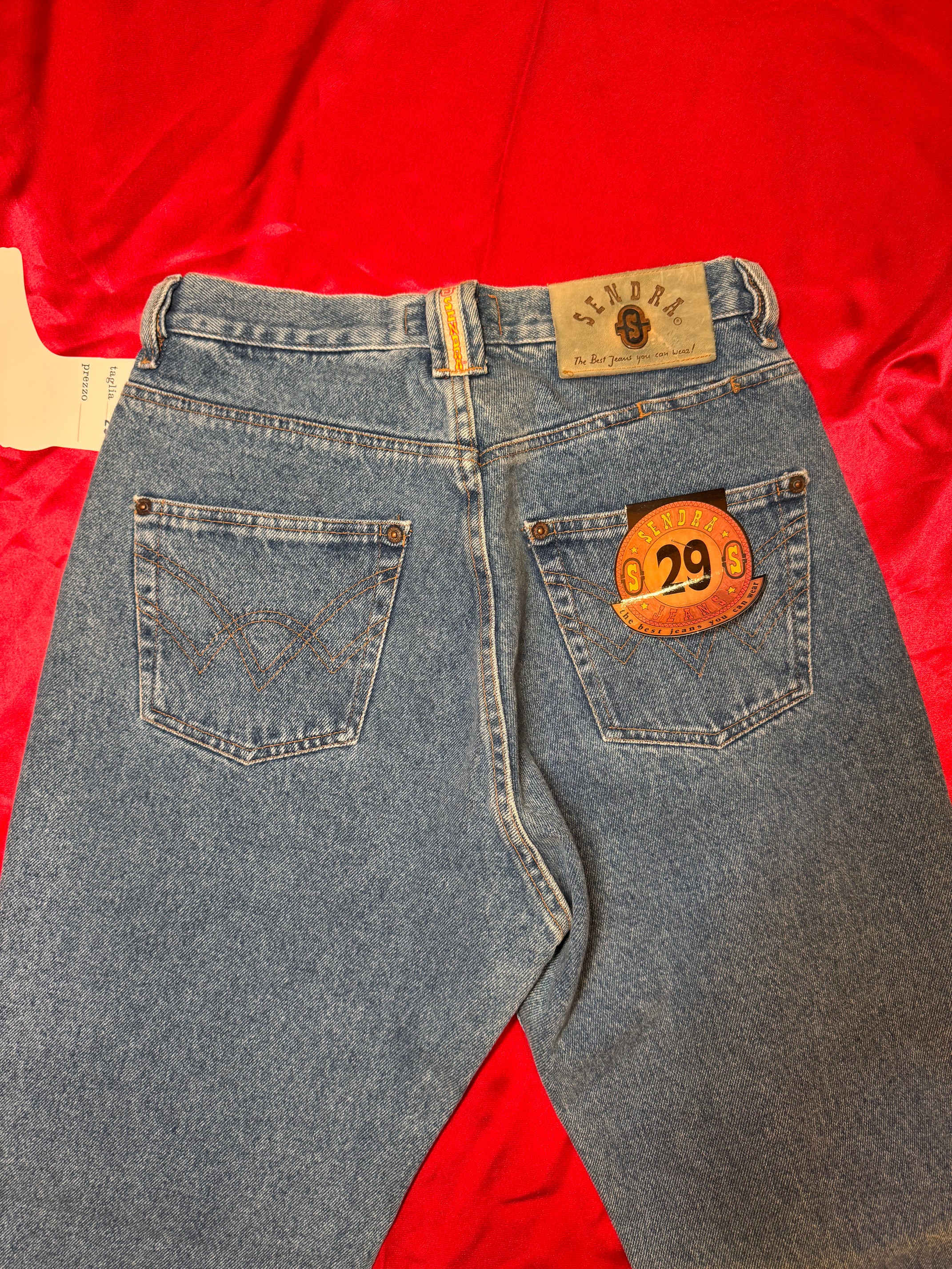 Pantalones Sendra Vintage 90s Azul – Hechos en Italia