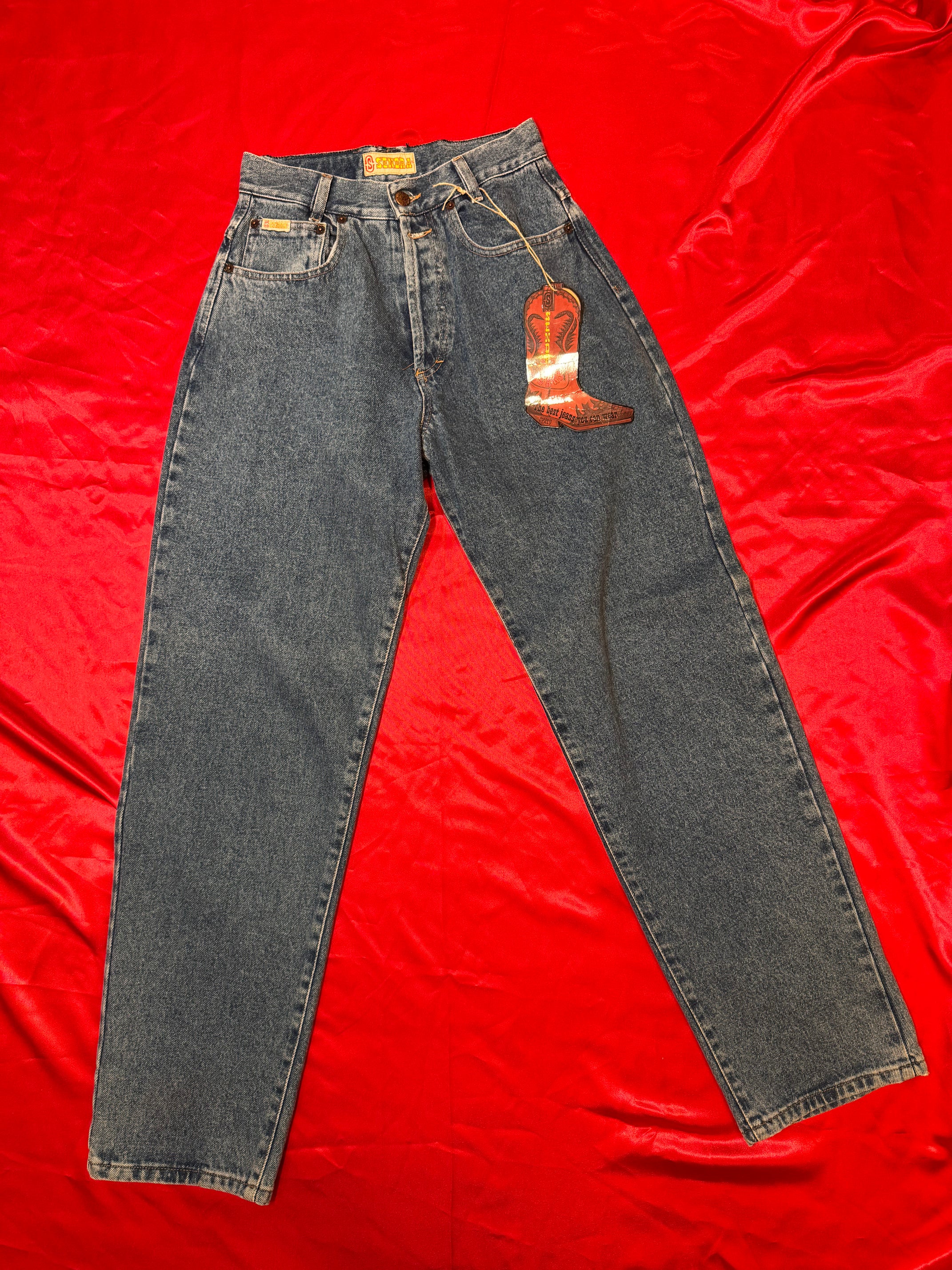 Pantalones Sendra Vintage 90s Azul – Hechos en Italia