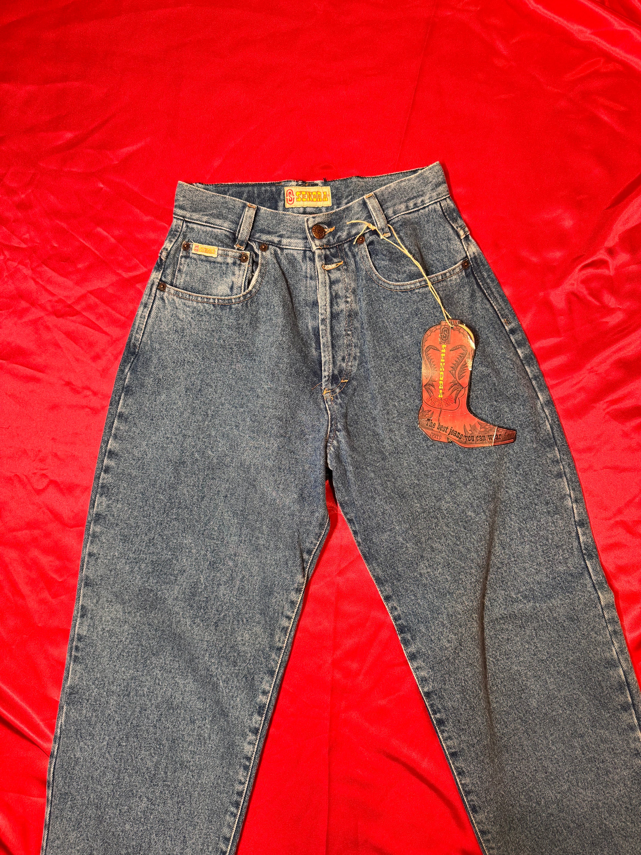 Pantalones Sendra Vintage 90s Azul – Hechos en Italia