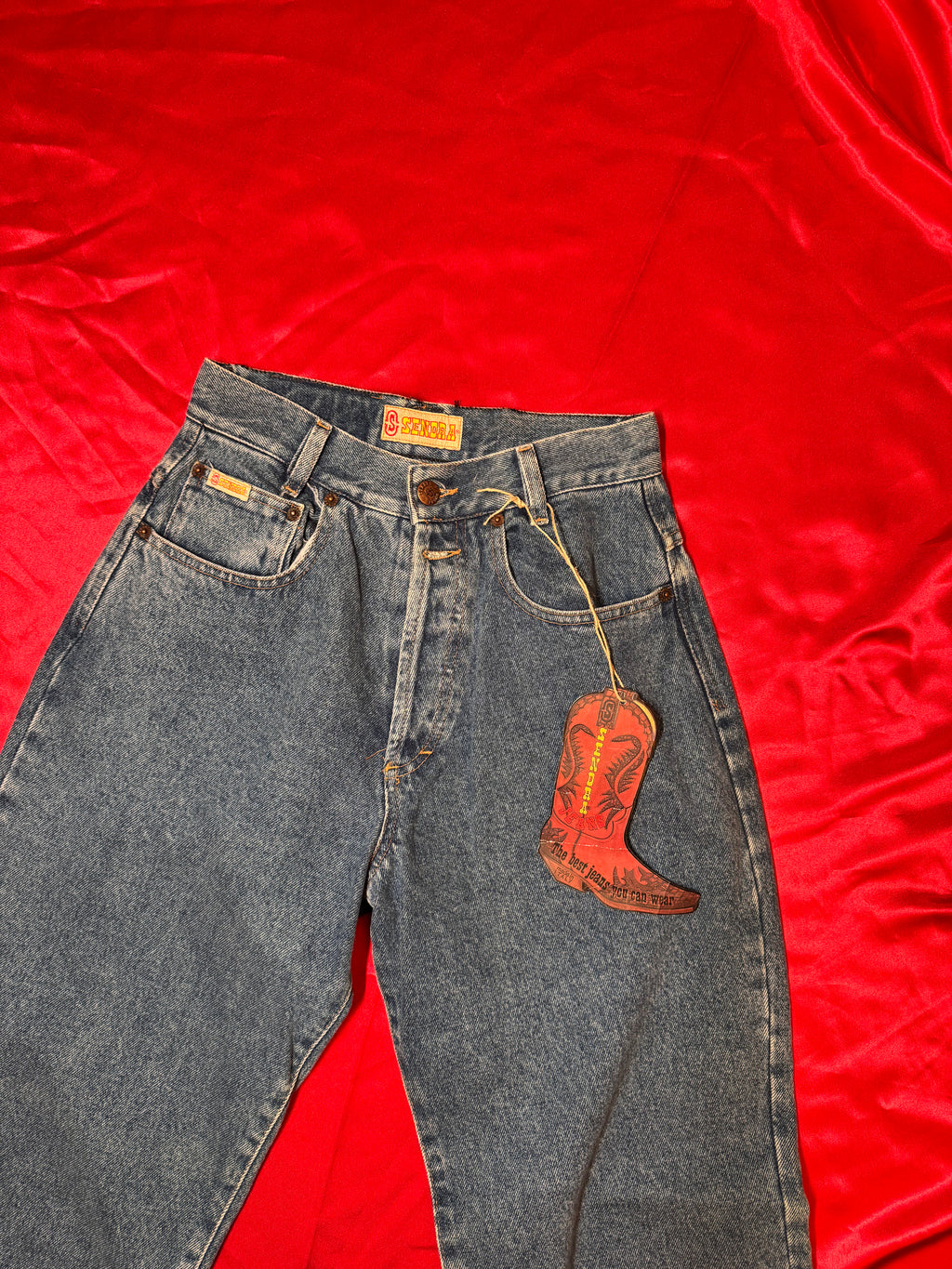 Pantalones Sendra Vintage 90s Azul – Hechos en Italia