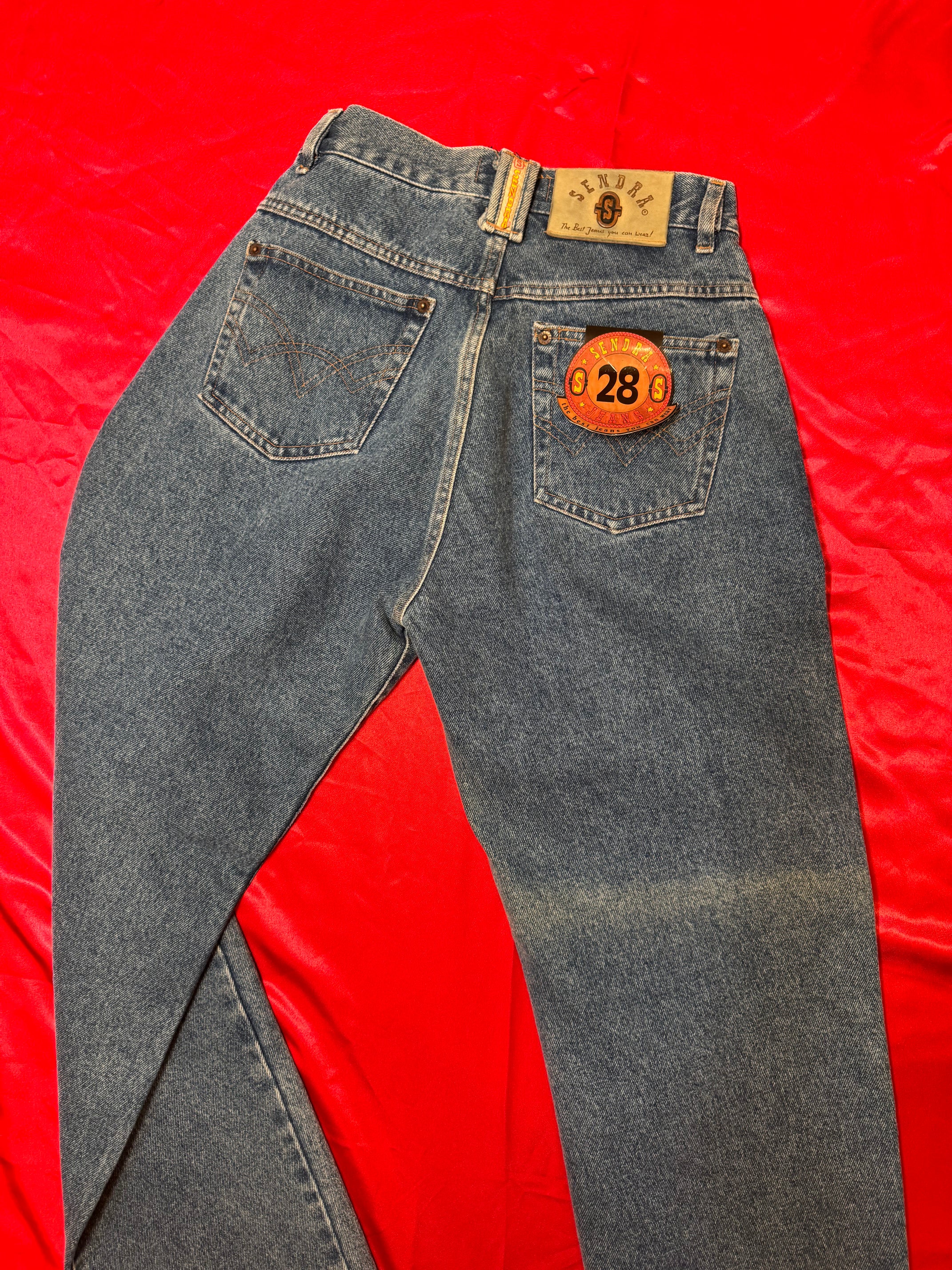 Pantalones Sendra Vintage 90s Azul – Hechos en Italia