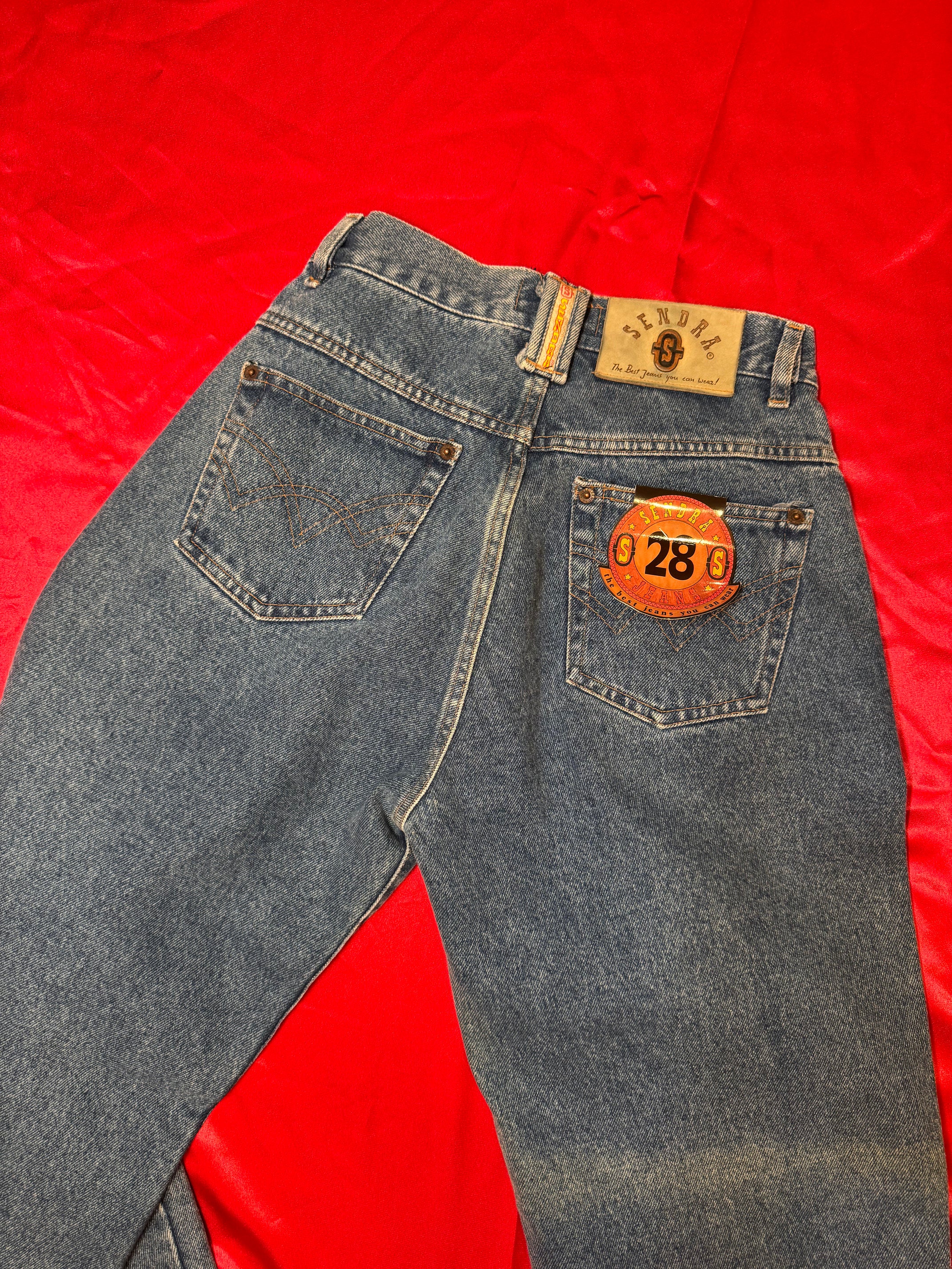 Pantalones Sendra Vintage 90s Azul – Hechos en Italia