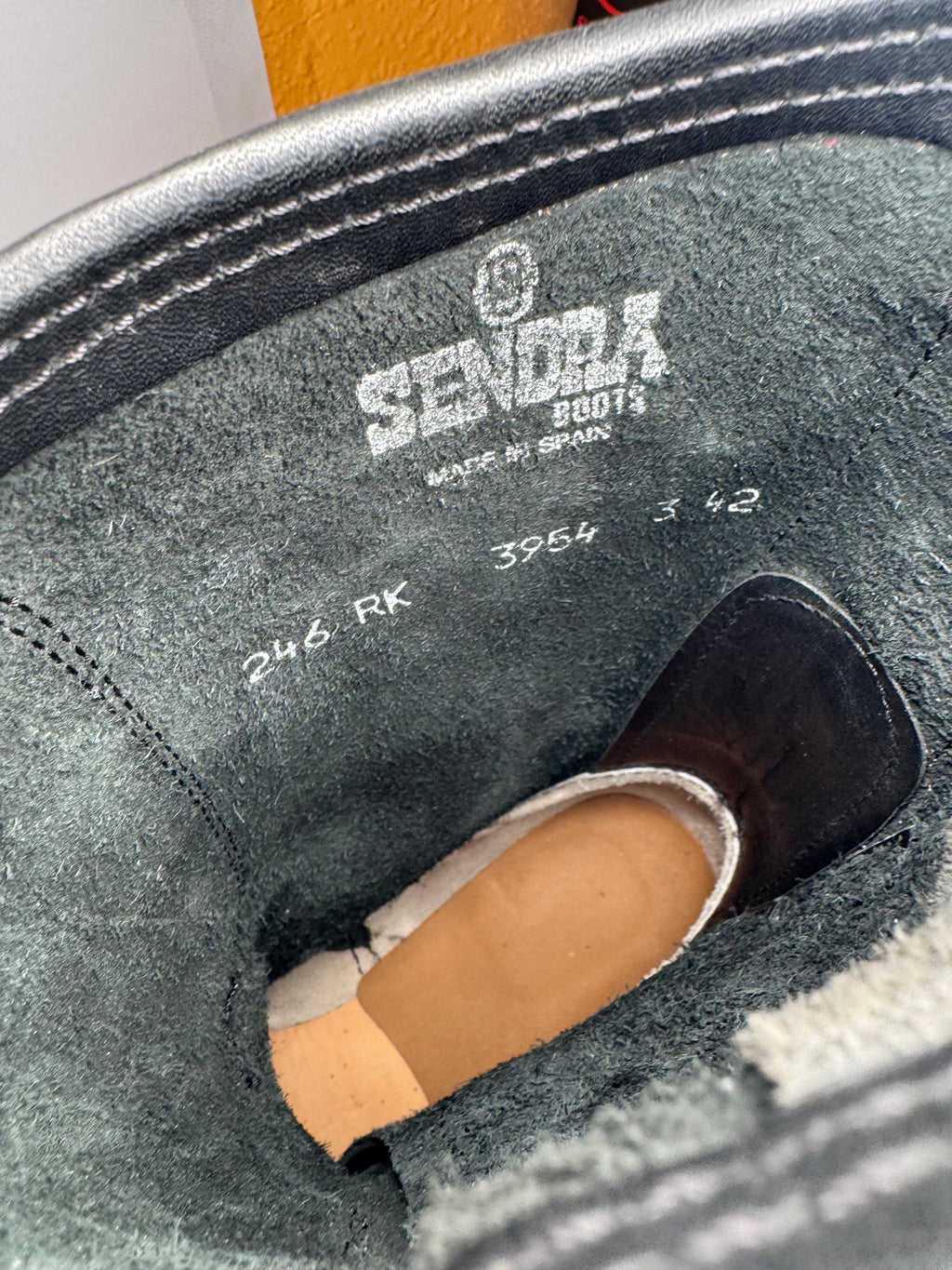 Botas Biker Sendra Negras Edición Limitada 90s con Punta de Acero Talla 42