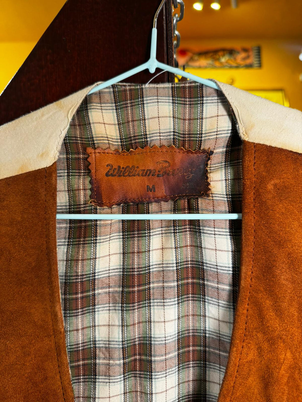 Chaleco Vintage de Ante con Flecos Talla M