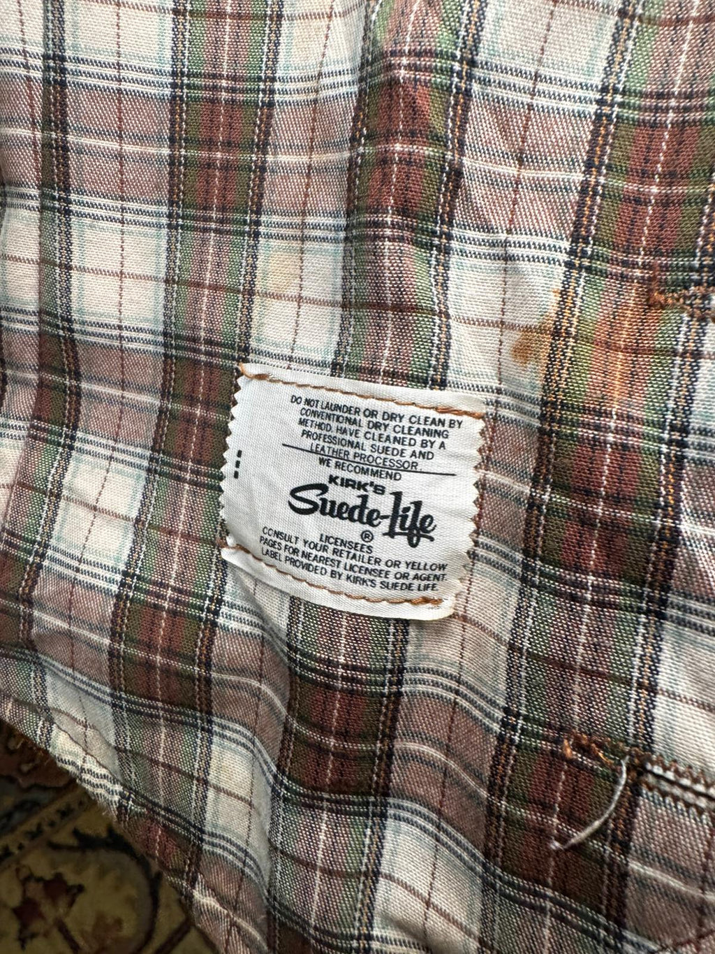 Chaleco Vintage de Ante con Flecos Talla M