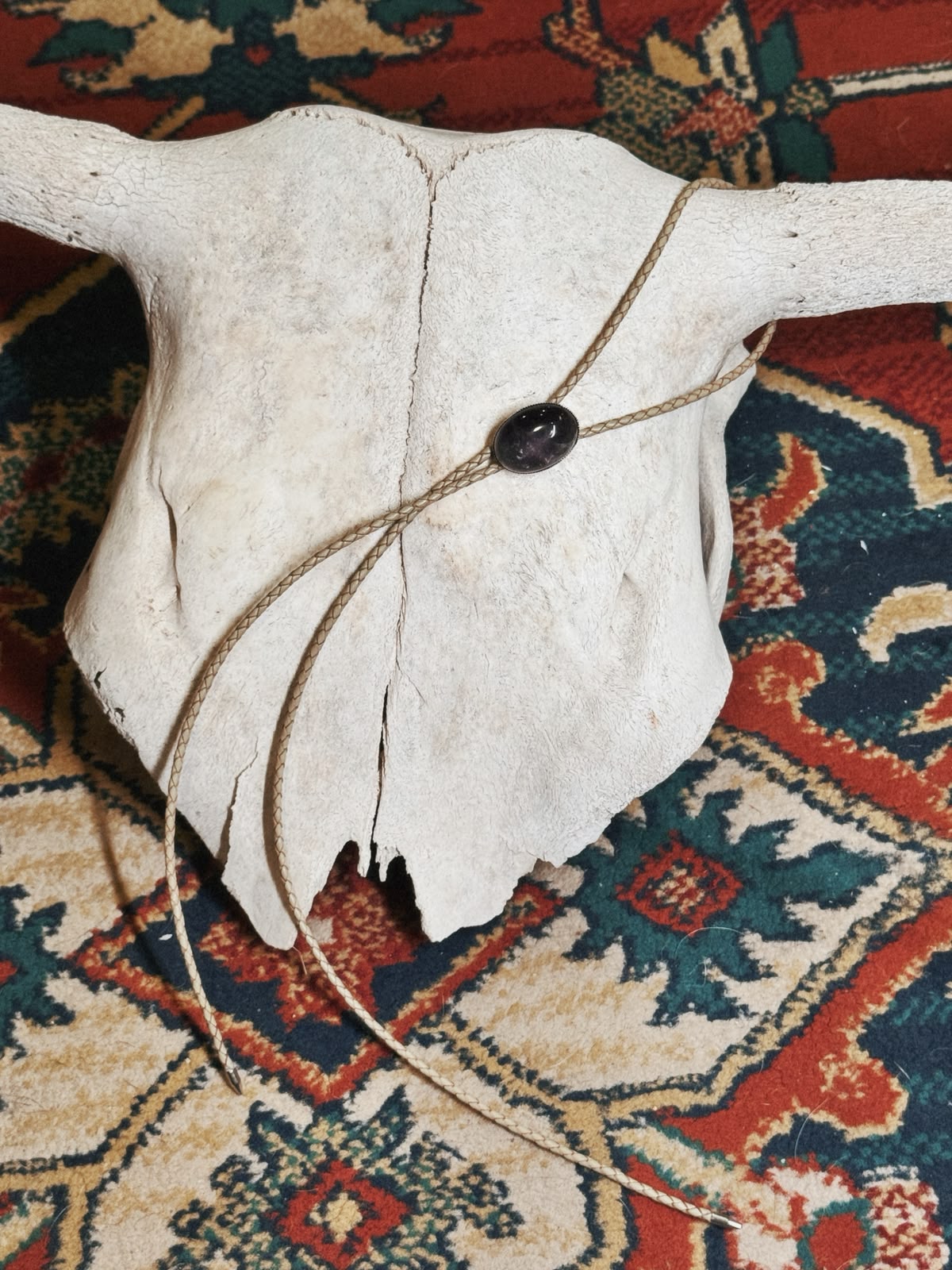 Bolo Cowboy Fino con Piedra Natural